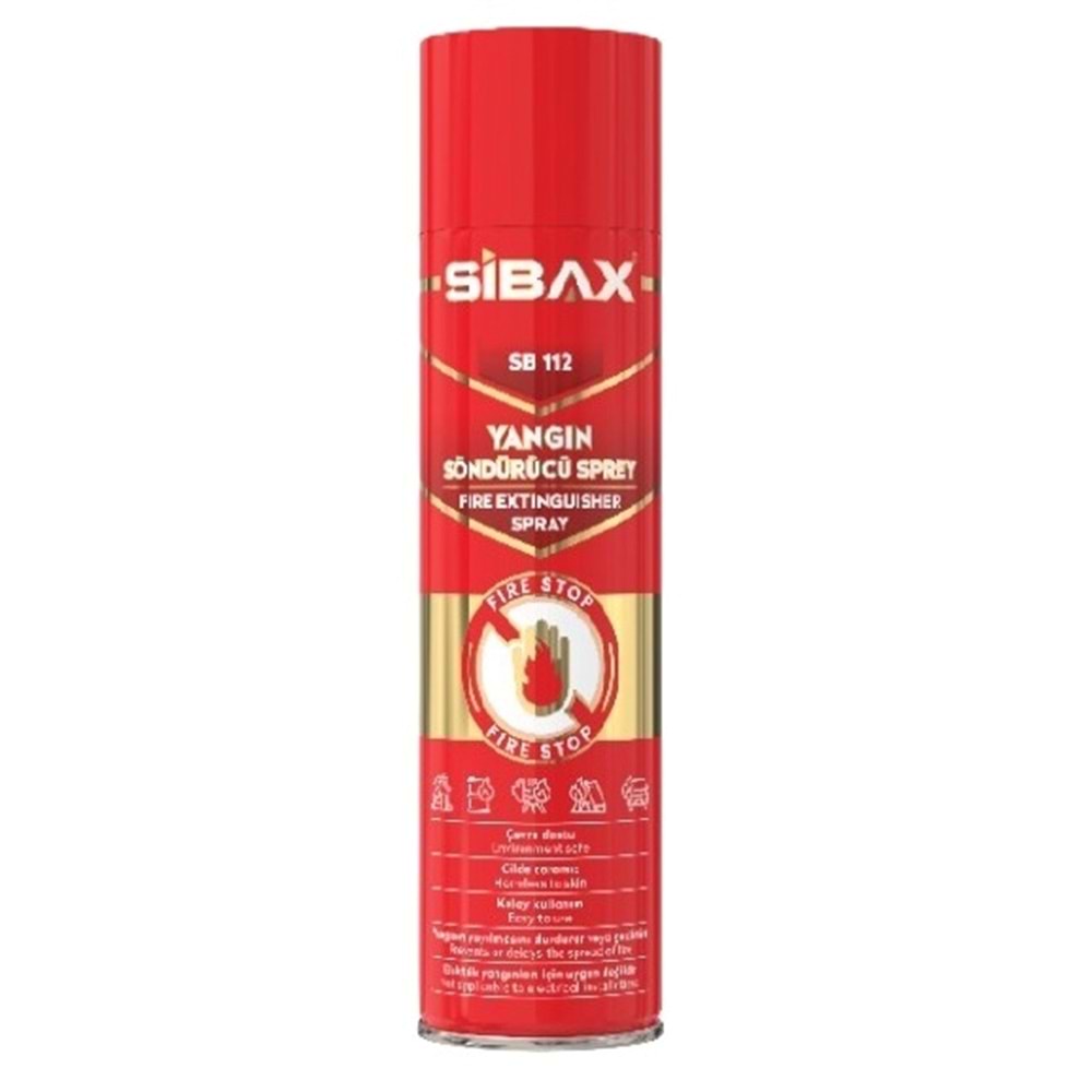 Sibax SB112 Yangın Söndürücü Sprey 600ml
