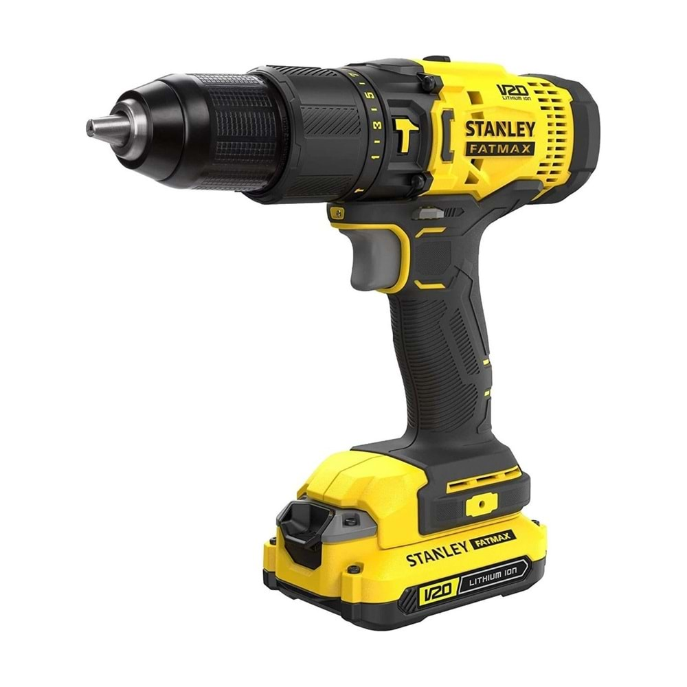 Stanley Çift Akülü Şarjlı Darbeli Matkap 18V 2.0AH V20