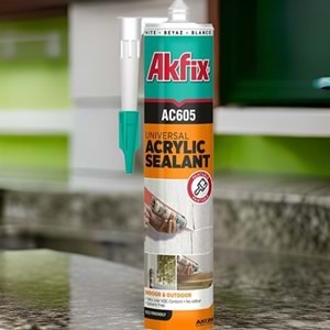 Akfix Akrilik Mastik Beyaz 500gr