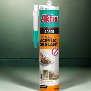 Akfix Akrilik Mastik Beyaz 500gr