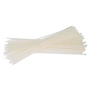 Cırt Kelepçe Kablo Bağı Beyaz 3,6x150mm 100 Ad