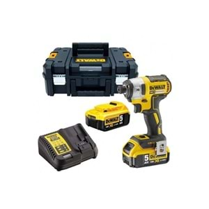 Dewalt Kömürsüz Çift Aküllü Darbeli Tornavida 18V 5.0AH