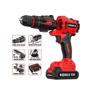 Rodex RDX2705 Akülü Şarjlı Çok Amaçlı 5 Fonksiyonlu Makina