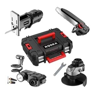 Rodex RDX2705 Akülü Şarjlı Çok Amaçlı 5 Fonksiyonlu Makina