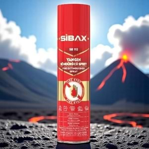 Sibax SB112 Yangın Söndürücü Sprey 600ml