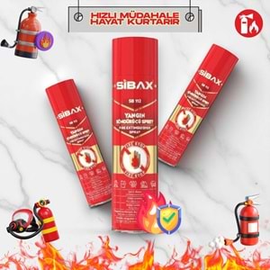 Sibax SB112 Yangın Söndürücü Sprey 600ml