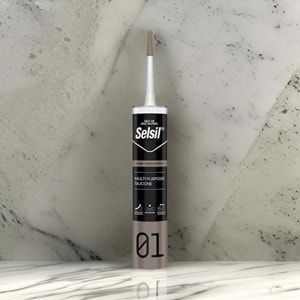 Selsil Silikon Şeffaf 280gr