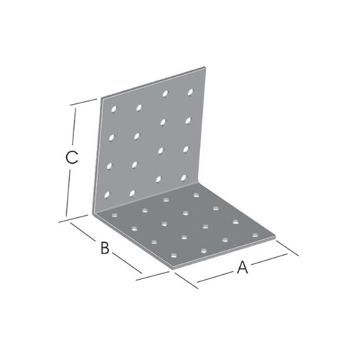 Masa Gönye Sac Köşebent 80x80x80mm