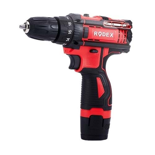 Rodex RDX3320 Akülü Şarjlı Vidalama Matkap 12V 1.5Ah