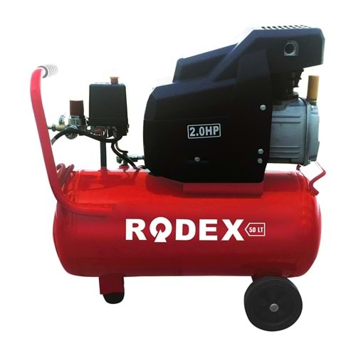 Rodex RDX750 Hava Kompresörü 2 Hp 50 Lt 8 Bar