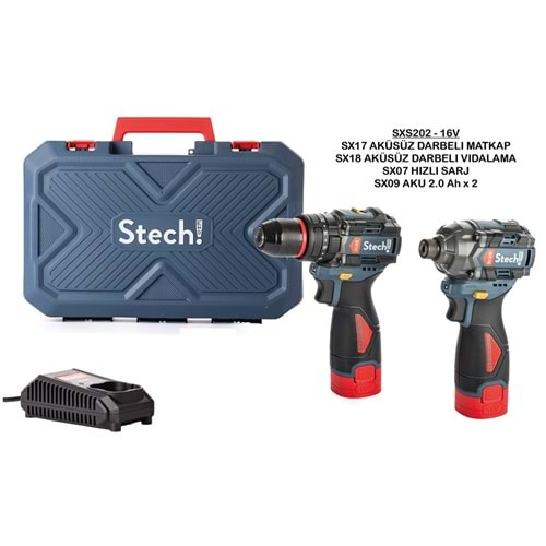 Stechend Akülü Set SXS202-16V