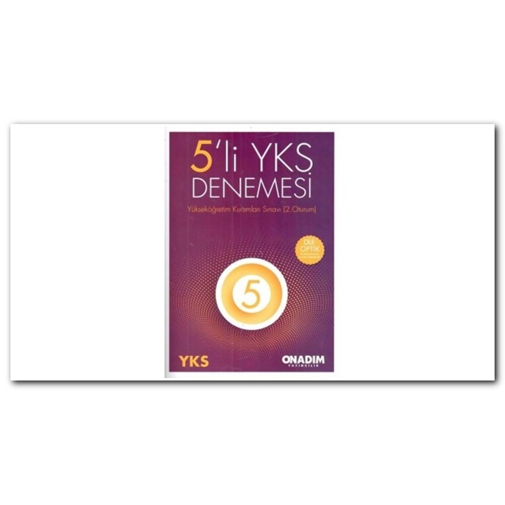 ONADIM | AYT 5 Lİ DENEME SINAVI - 2020