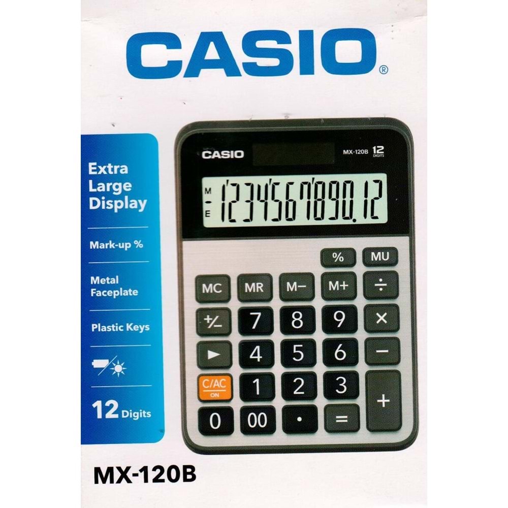 CASIO | HESAP MAKİNESİ MX-120B