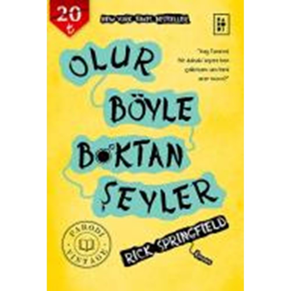 PARODİ | OLUR BÖYLE BOKTAN ŞEYLER