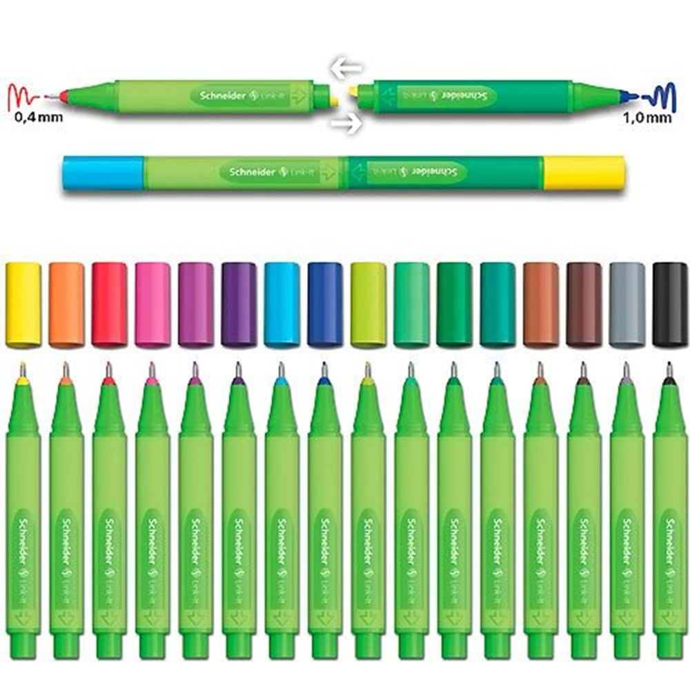 SCHNEIDER | LINK-IT KEÇE UÇLU KALEM 1,0 MM MOR