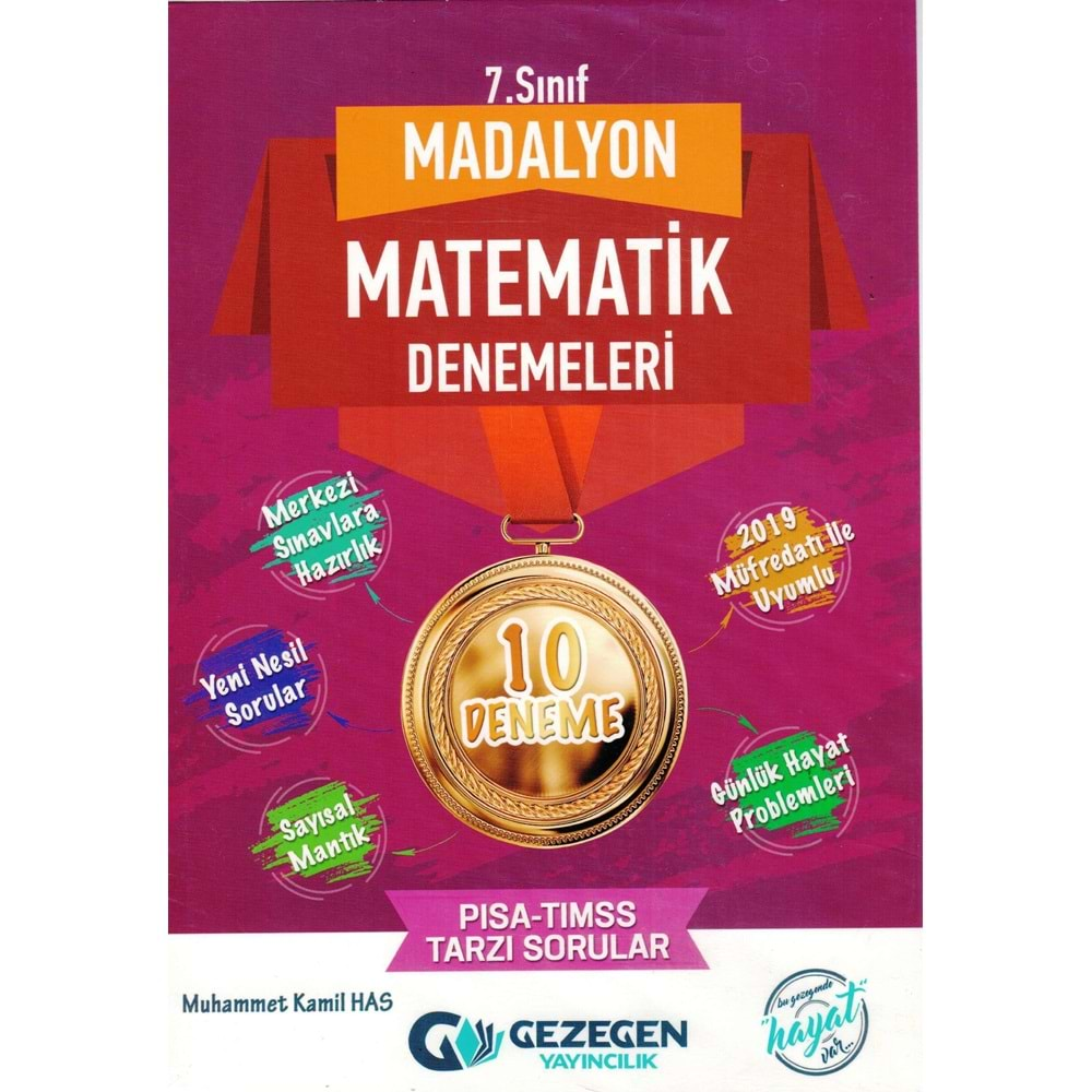 GEZEGEN | 7.SINIF MATEMATİK 10' LU MATEMATİK DENEME - 2022