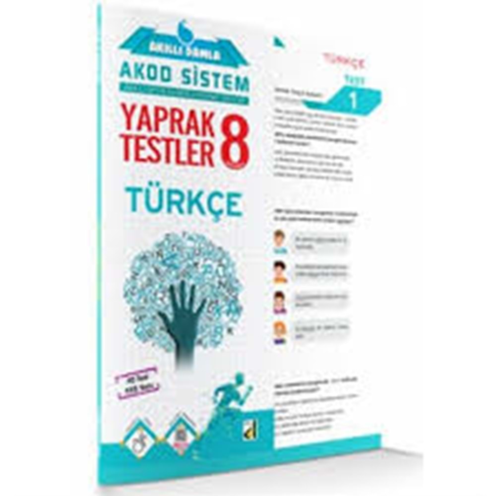 DAMLA | 8. SINIF YENİ NESİL TÜRKÇE YAPRAK TESTLER - 2022
