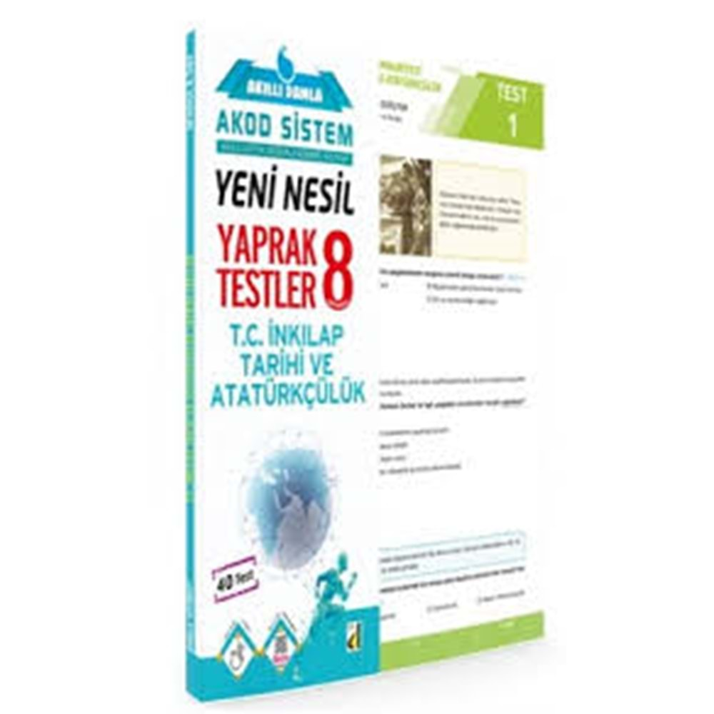 DAMLA | 8. SINIF YENİ NESİL T.C. İNKILAP TARİHİ VE ATATÜRKÇÜLÜK YAPRAK TESTLER - 2022