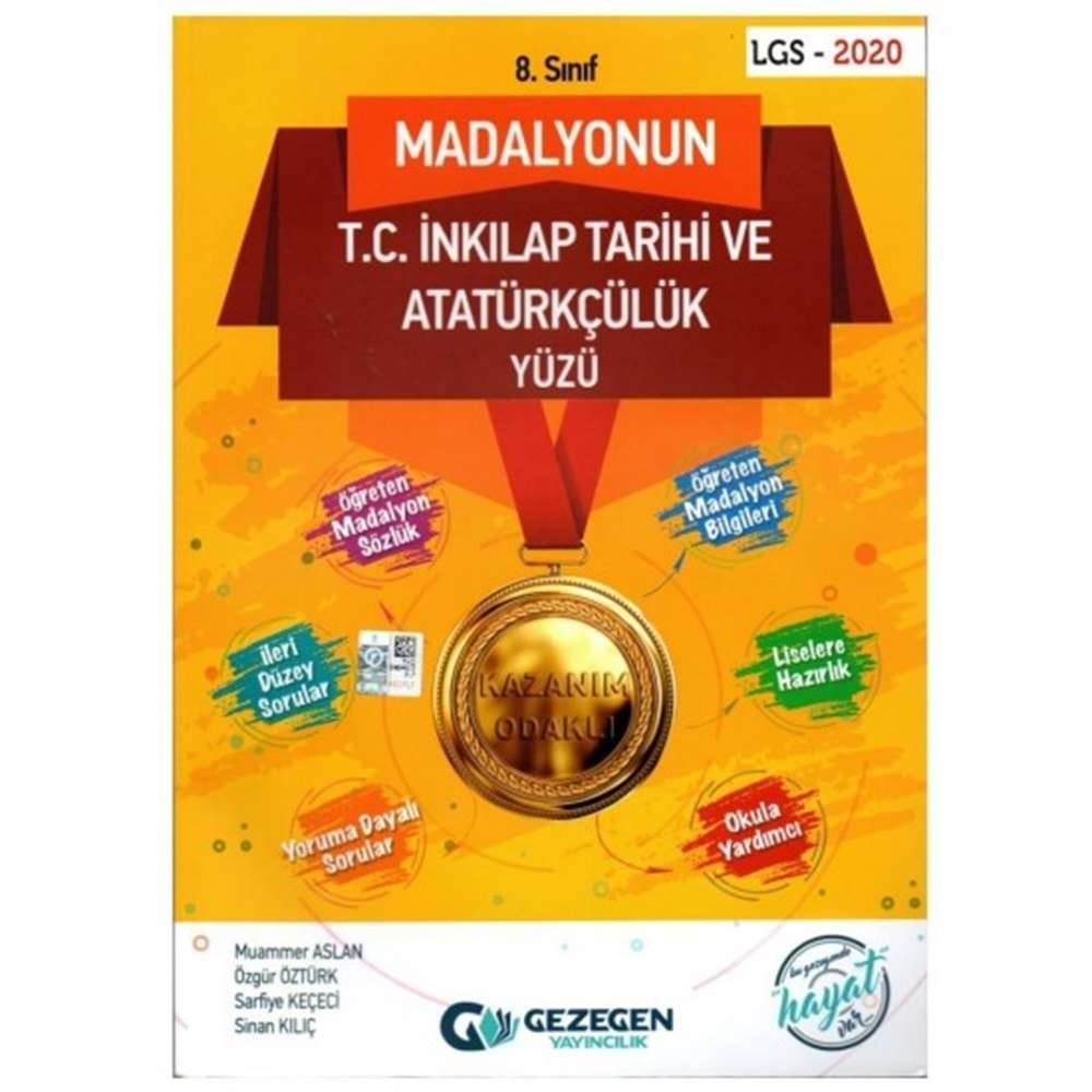 GEZEGEN | 8.SINIF T.C.İNKILAP TAR. VE ATATÜRKÇÜLÜK MADALYONUN T.C.İNKILAP TARİHİ VE ATATÜRKÇÜLÜK YÜZÜ - 2022