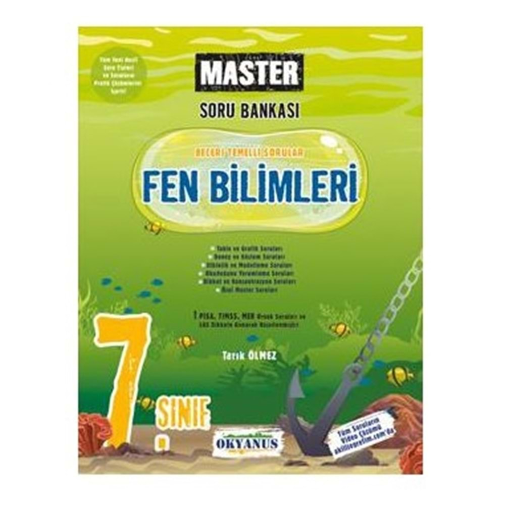 OKYANUS | 7. SINIF MASTER FEN BİLİMLERİ SORU BANKASI - 2022