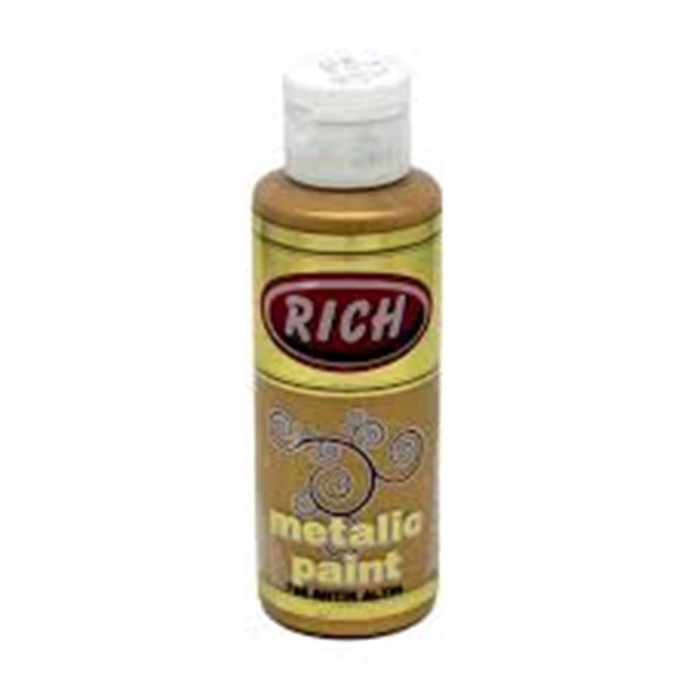 RİCH | METALİK BOYA 120 CC ANTİK ALTIN - MET-120-0726