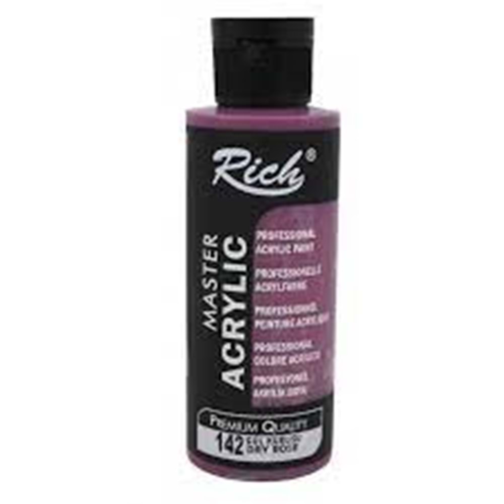 RİCH | MASTER AKRİLİK BOYA 120 cc 142 GÜL KURUSU