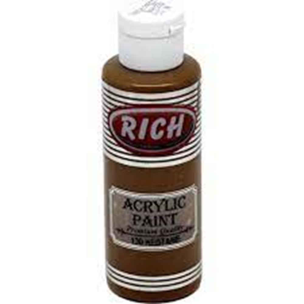 RİCH | AKRİLİK BOYA 120 cc 130 KESTANE
