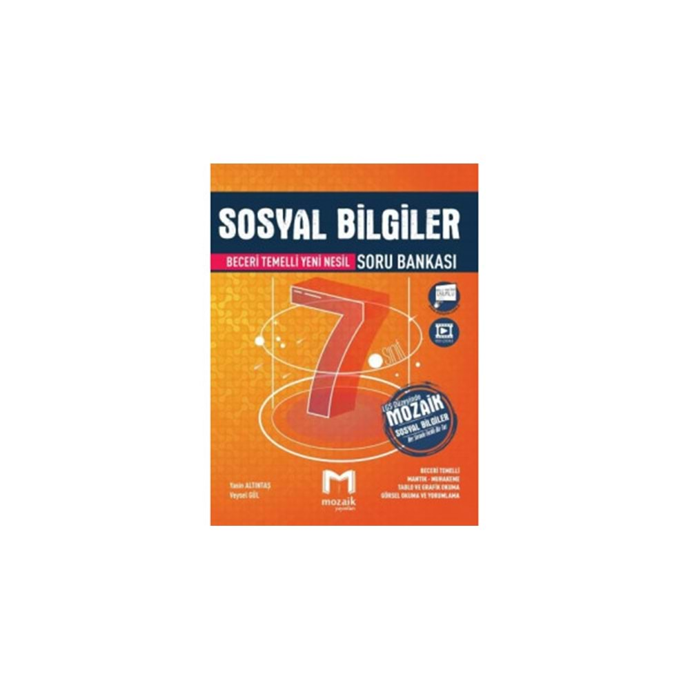 MOZAİK | 7.SINIF SOSYAL BİLGİLER SORU BANKASI - 2024