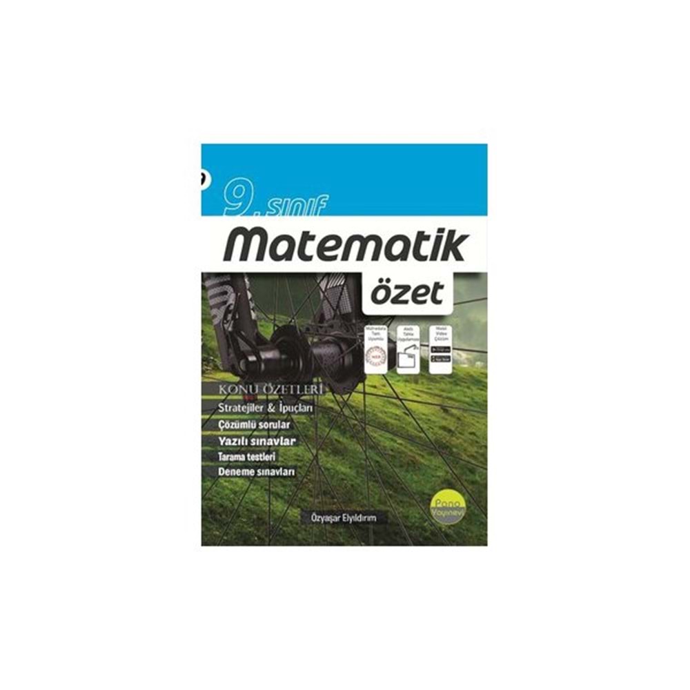 DELTA | 9.SINIF MATEMATIK ÖZET - 2024