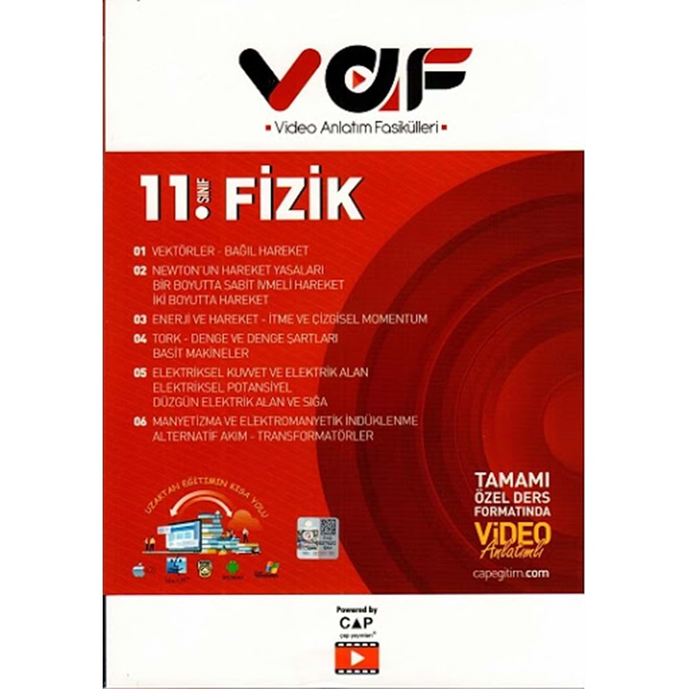 VAF | 11.SINIF FASİKÜL FİZİK - 2024