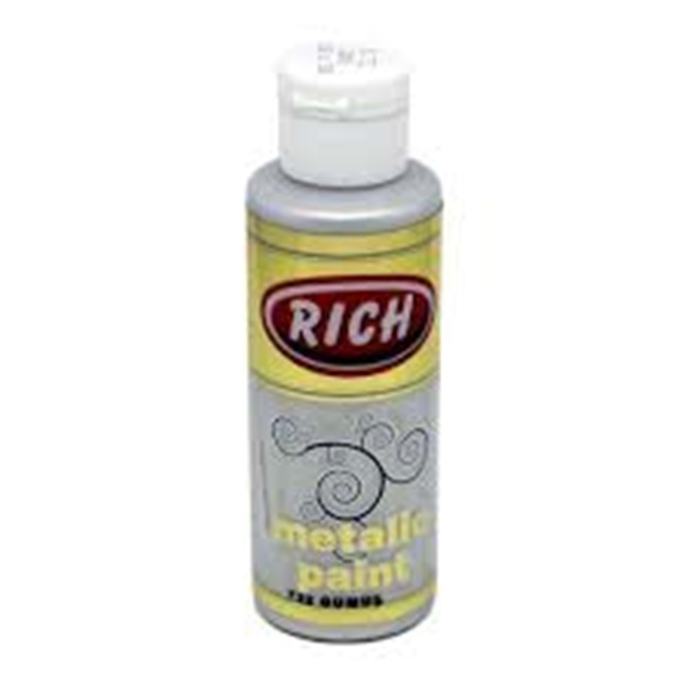 RİCH | METALİK BOYA 120 CC GÜMÜŞ - MET-120-03962