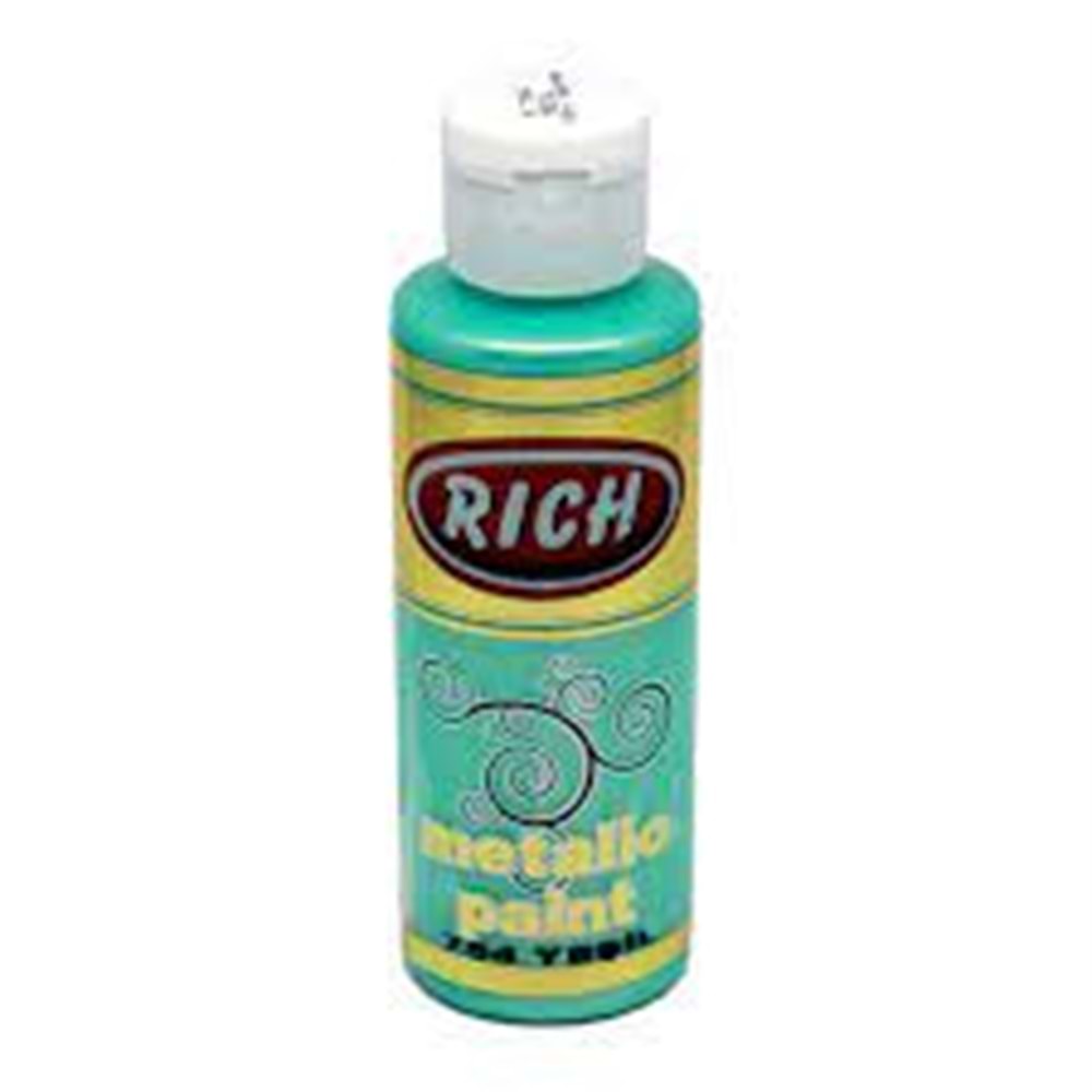 RİCH | METALİK AKRİLİK BOYA 130 cc 754 YEŞİL