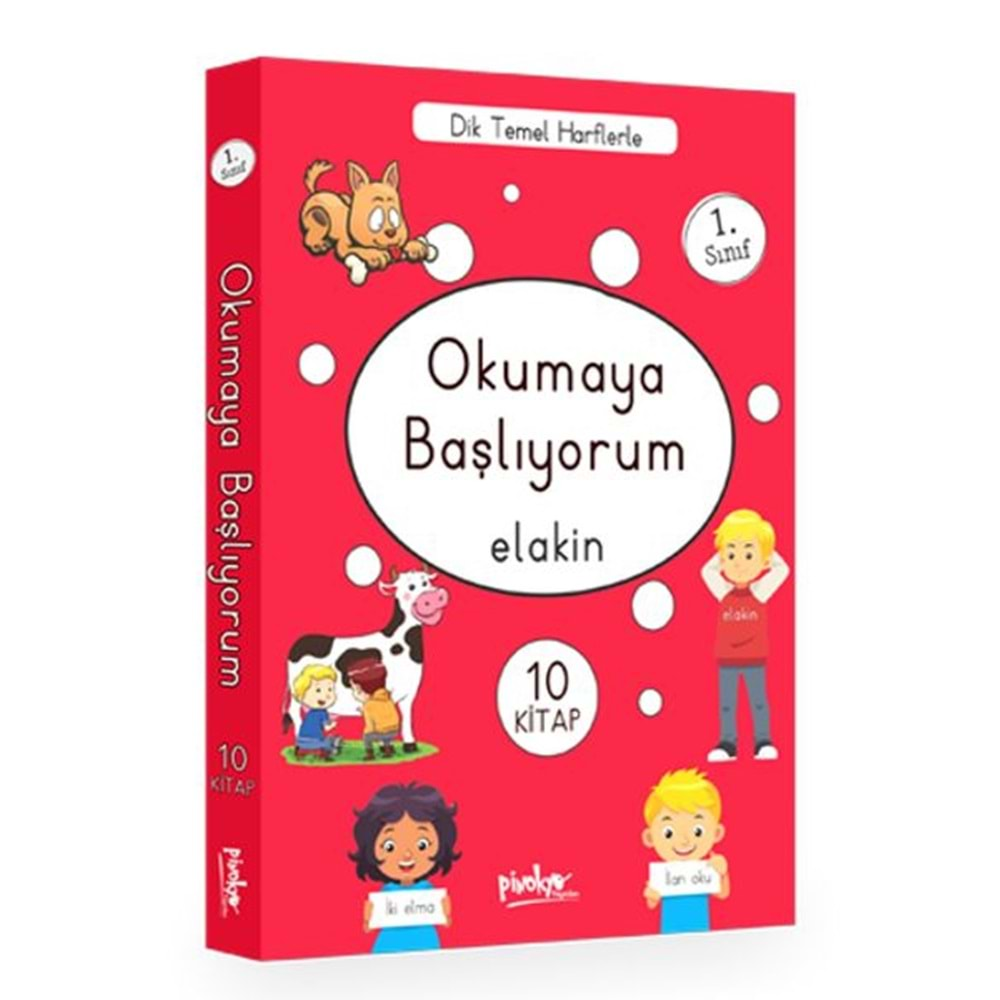 YUVA | 1. SINIF OKUMAYA BAŞLIYORUM ELAKİN 10 KİTAP SET