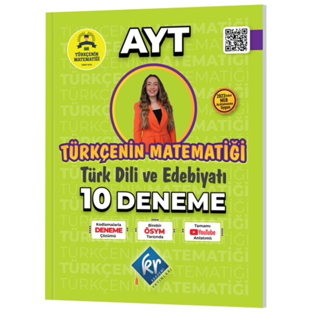 KRAKADEMİ | TÜRKÇENİN MATEMATİĞİ TÜRKDİLİ VE EDEBİYATI 10 LU DENEME - 2024