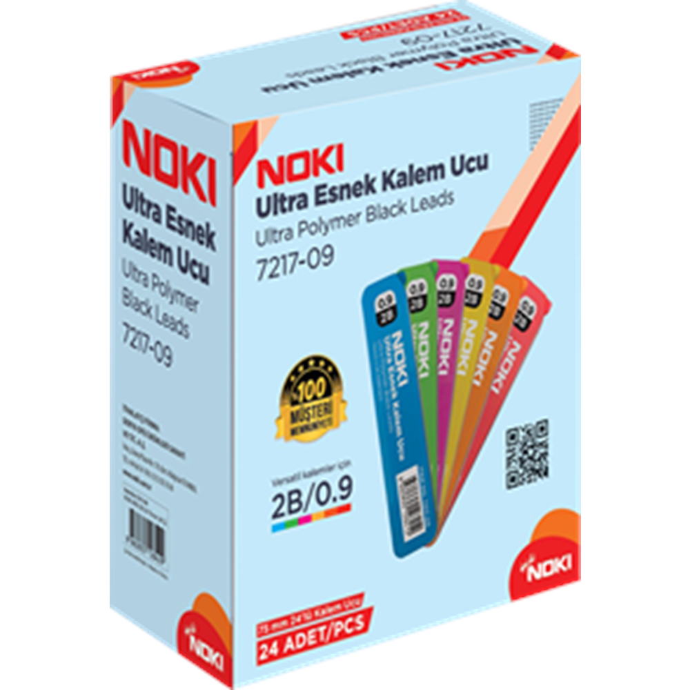 NOKİ | 75MM 0.9 2B ESNEK KALEM UCU