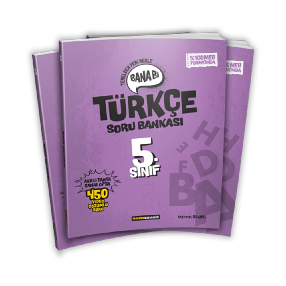 MARATON | 5.SINIF BANA Bİ TÜRKÇE SORU BANKASI - 2025