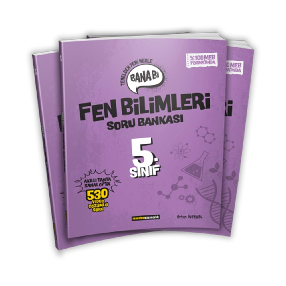 MARATON | 5.SINIF BANA Bİ FEN BİLİMLERİ SORU BANKASI - 2025