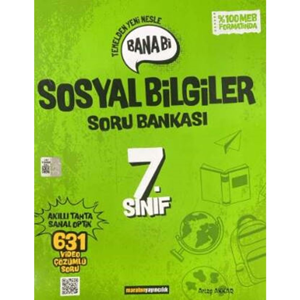 MARATON | 7.SINIF BANA Bİ SOSYAL BİLGİLER SORU BANKASI - 2025