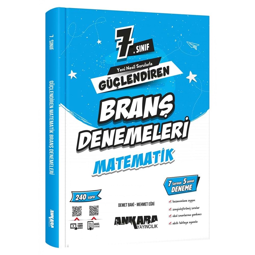 ANKARA | 7. SINIF MATEMATİK BRANŞ DENEME -2026