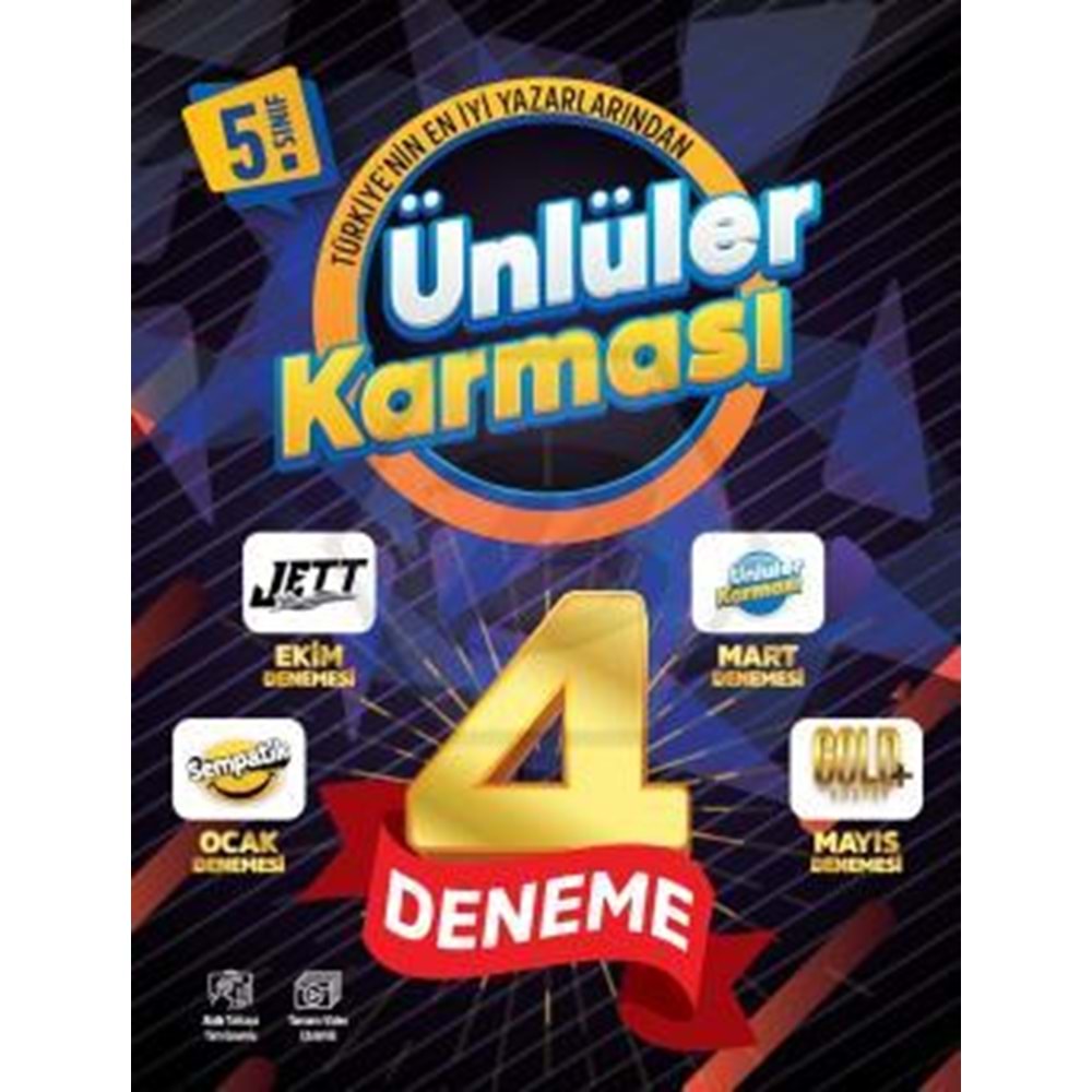 LİDERLER | ÜNLÜLER KARMASI 5..SINIF 4 LÜ KARMA DENEMESİ - 2025