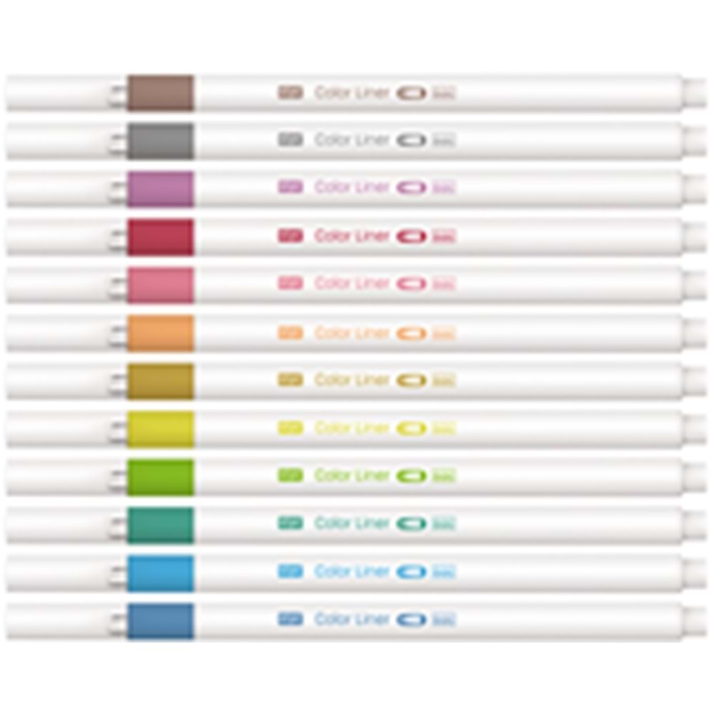 KRAF | COLOR LİNER 12Lİ 0.5 MM FİNELİNER KALEM - 444