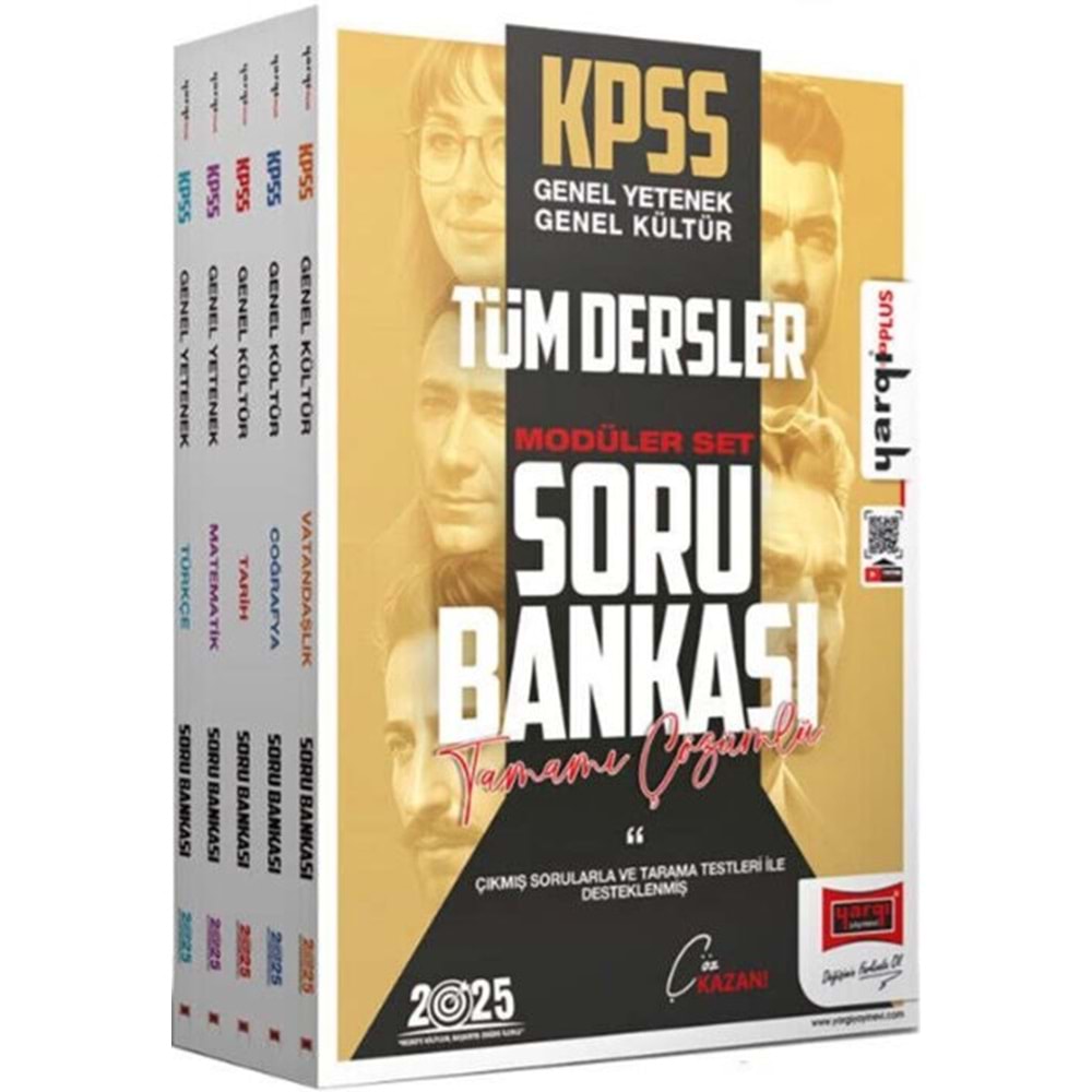 YARGI | KPSS GK-GY TAM.ÇÖZ MODÜLER SORU BANKASI SET -2025