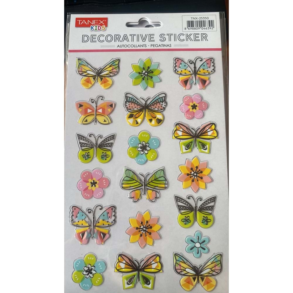 TANEX | TNX-25350 PUFFY SEVİMLİ KELEBEK SERİSİ
