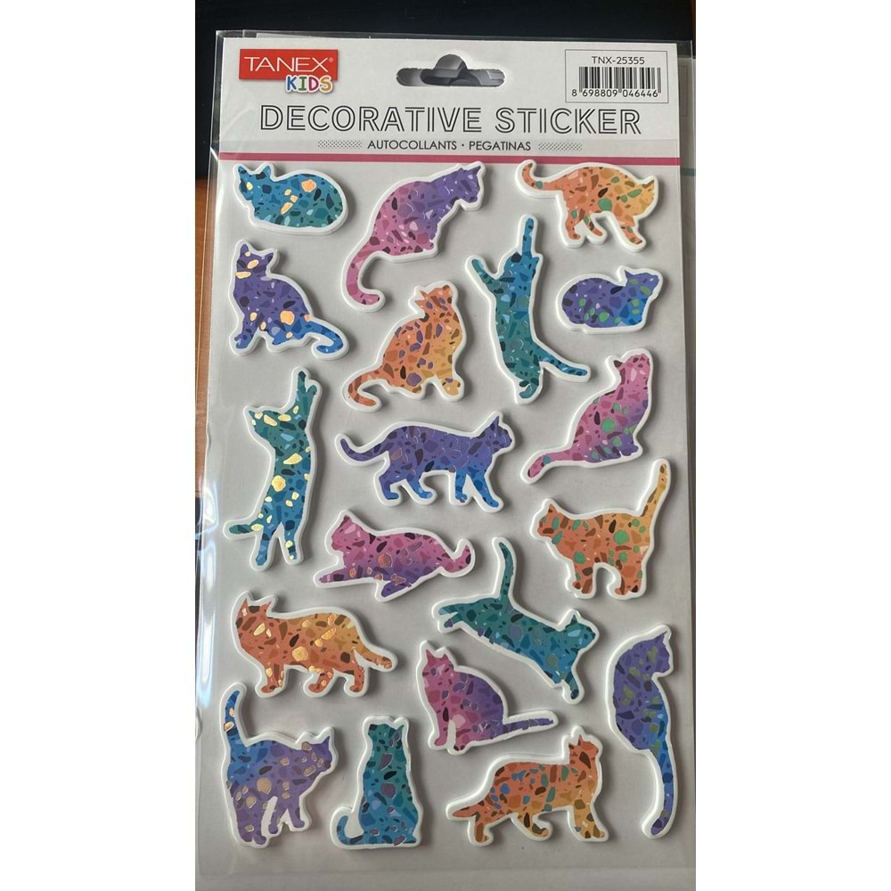TANEX | TNX-25355 PUFFY KEDİ SERİSİ