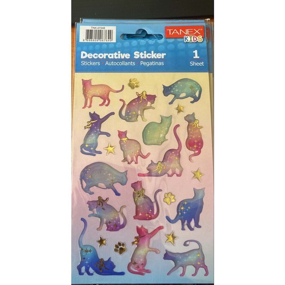 TANEX | TNX-27248 PUFFY ASTRALOG KEDİLER SERİSİ
