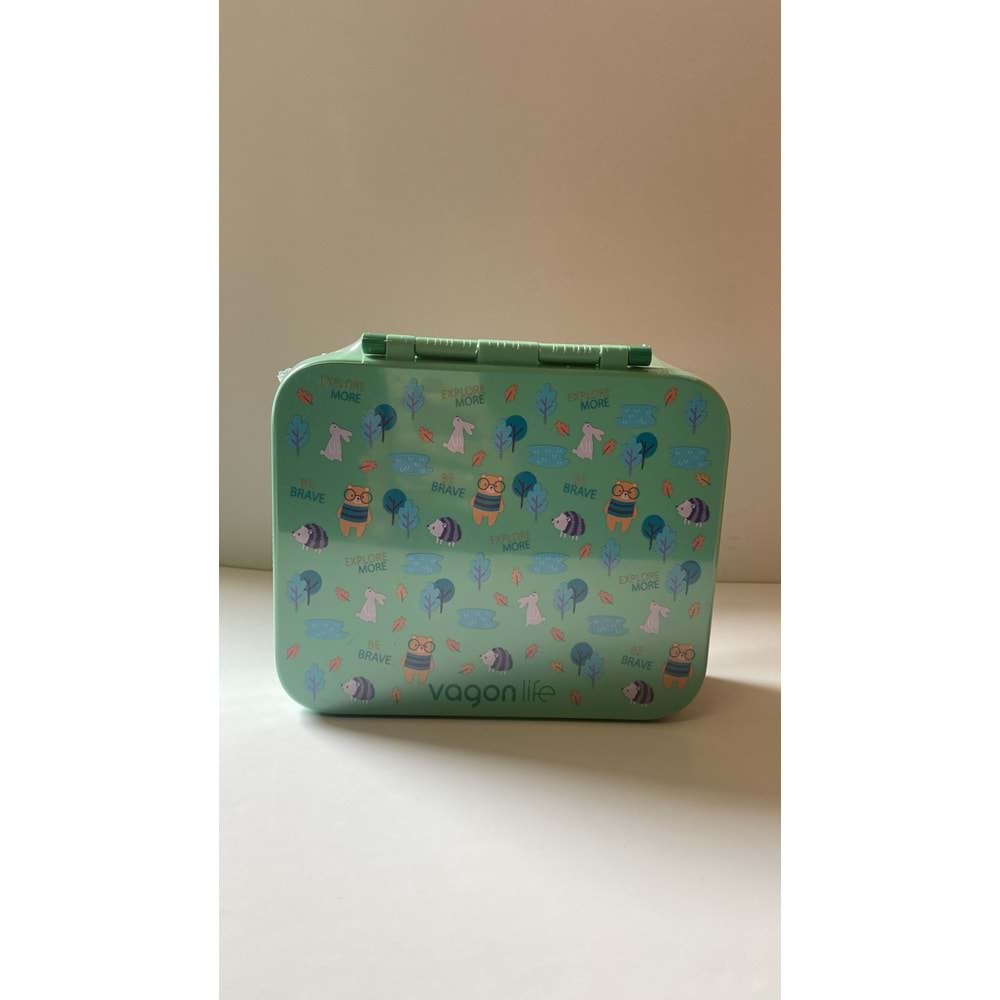 VAGONLIFE | 1000 ml. PASLANMAZ ÇELİK LUNCHBOX VGN092 - YEŞİL