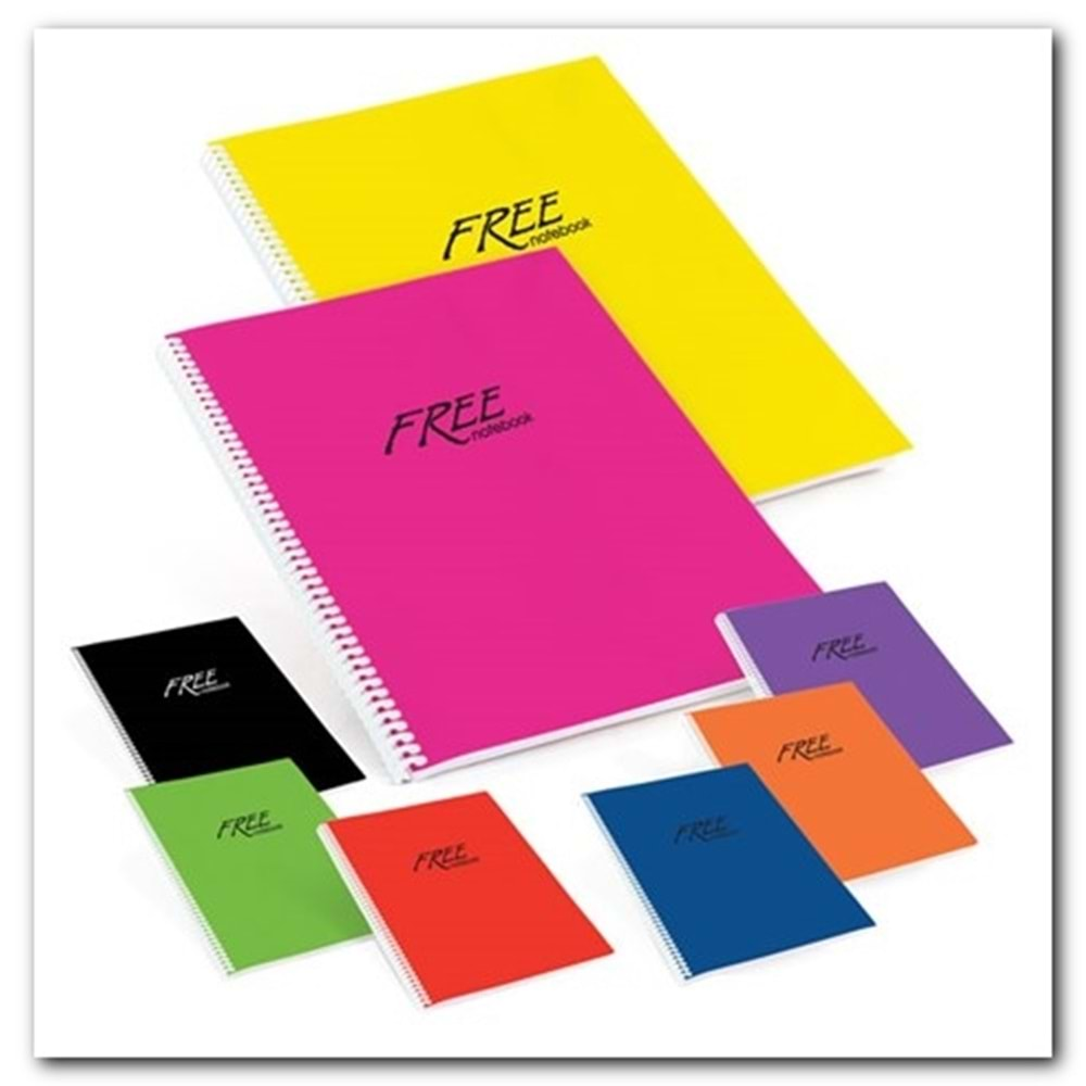 KESKİNCOLOR | A4 40 YP.KARELI PP KAPAK FREE DEFTER 320392-99