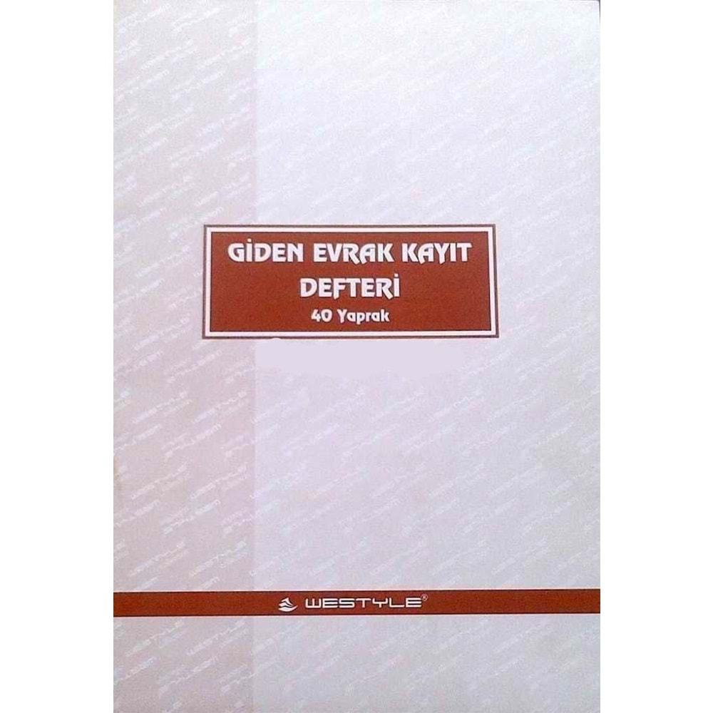 ÖZKAN | GİDEN EVRAK KAYIT DEFTERİ