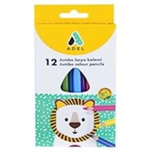 ADEL | JUMBO HEXA BOYA KALEMİ 12 Lİ