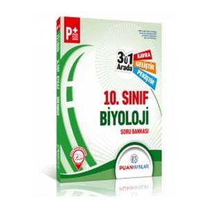 PUAN | 10.SINIF BİYOLOJİ 3'Ü 1 ARADA SORU BANKASI - 2023